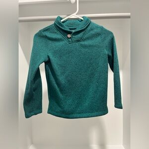 3/$15 Jumping Beans green Long Sleeve Sweater with Button Detail boys size 7